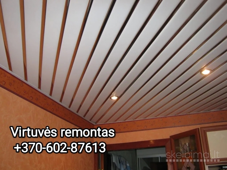 Plytelių klijavimas kaunas 0602-87613 Virtuvės remontas, renovacija