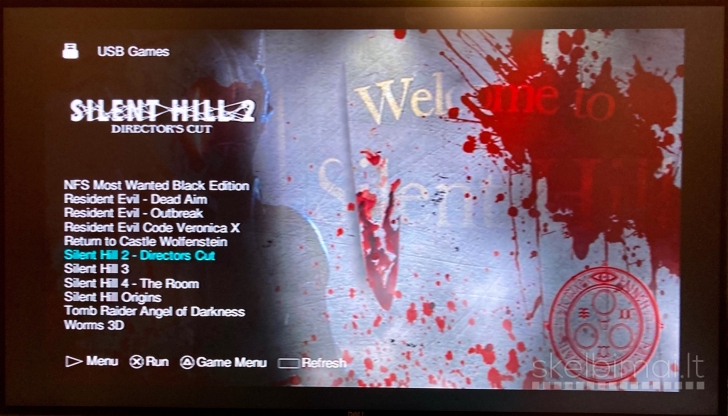 Playstation 1-2 žaidimai iš HDD