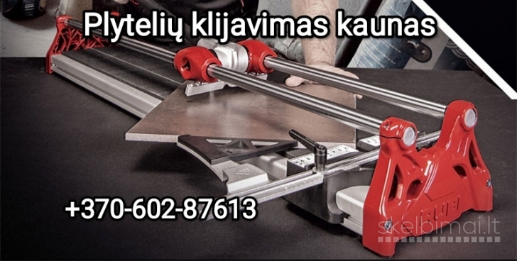 Plytelių klijavimas kaunas 0602-87613 Virtuvės remontas, renovacija