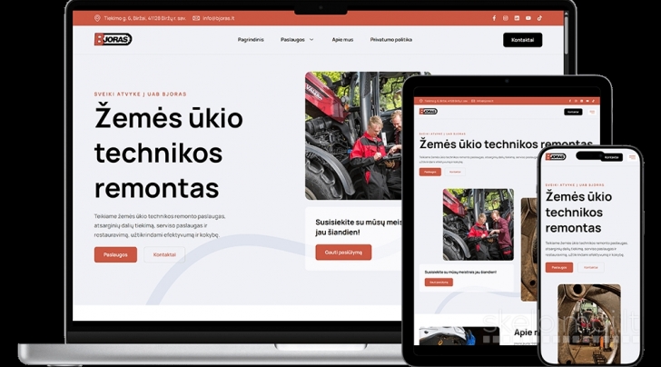 Internetinių puslapių kūrimas nuo 799€!