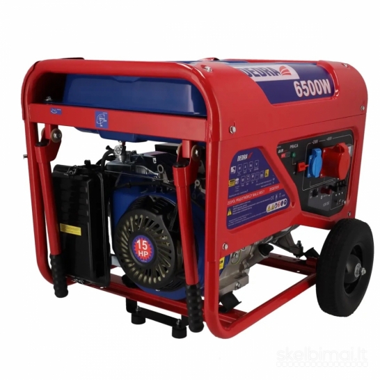 Parduodamas DEDRA benzininis generatorius 6,0kW