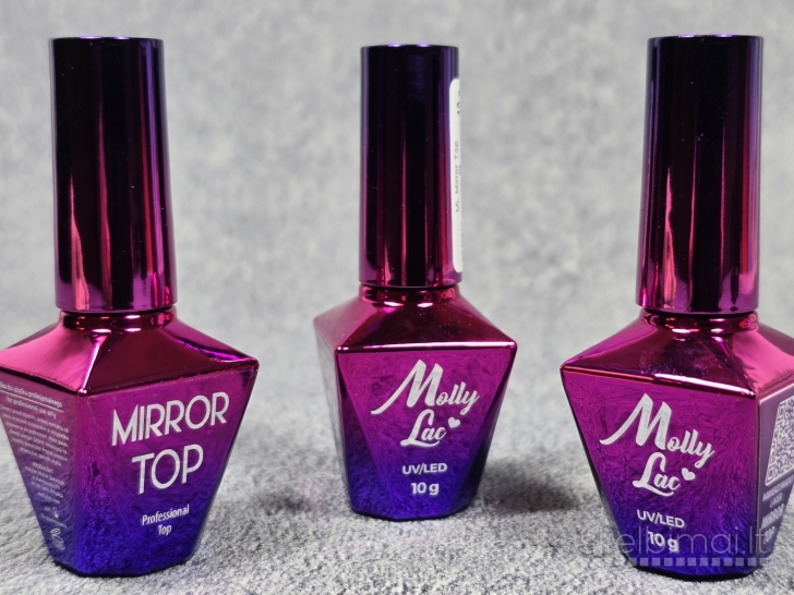 Gelinio lako topas įtrinamiems efektams Mirror Top