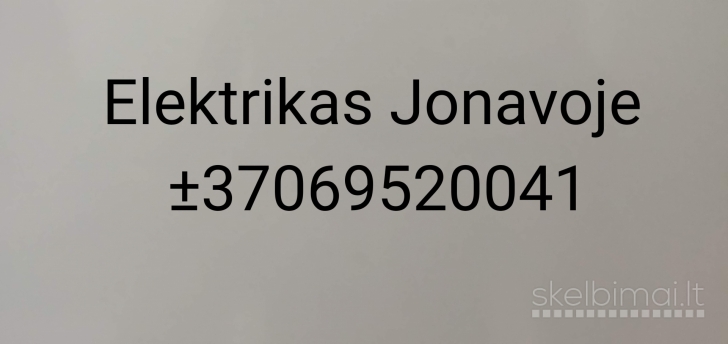 Elektrikas Jonavoje