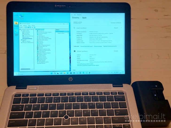 Hp Elitebook 820 G3 kompatiškas verslo klasės