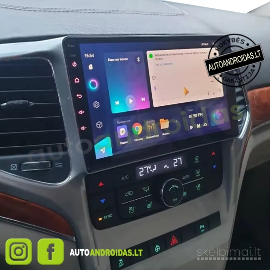 JEEP GRAND CHEROKEE 2008-13 Carplay Android multimedija navigacija