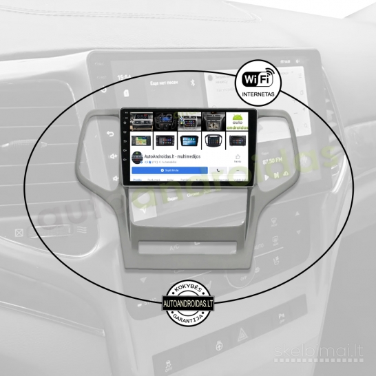 JEEP GRAND CHEROKEE 2008-13 Carplay Android multimedija navigacija
