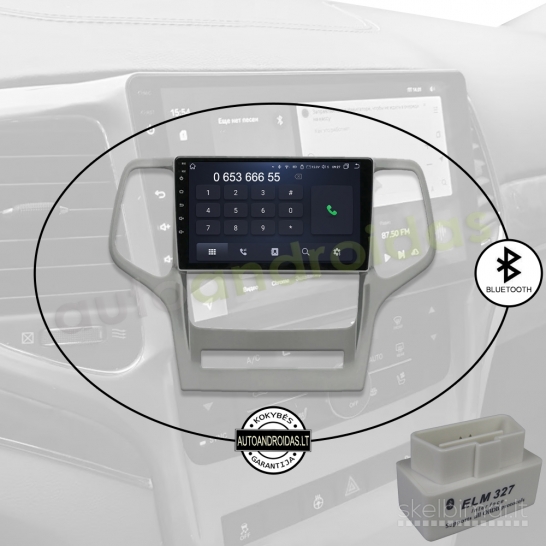 JEEP GRAND CHEROKEE 2008-13 Carplay Android multimedija navigacija
