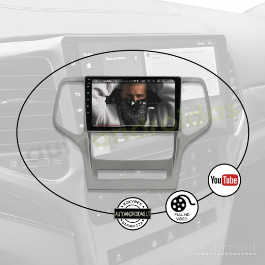 JEEP GRAND CHEROKEE 2008-13 Carplay Android multimedija navigacija