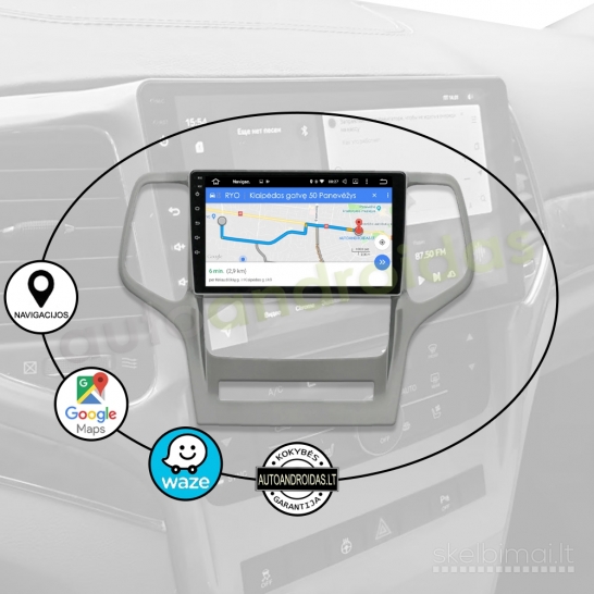 JEEP GRAND CHEROKEE 2008-13 Carplay Android multimedija navigacija