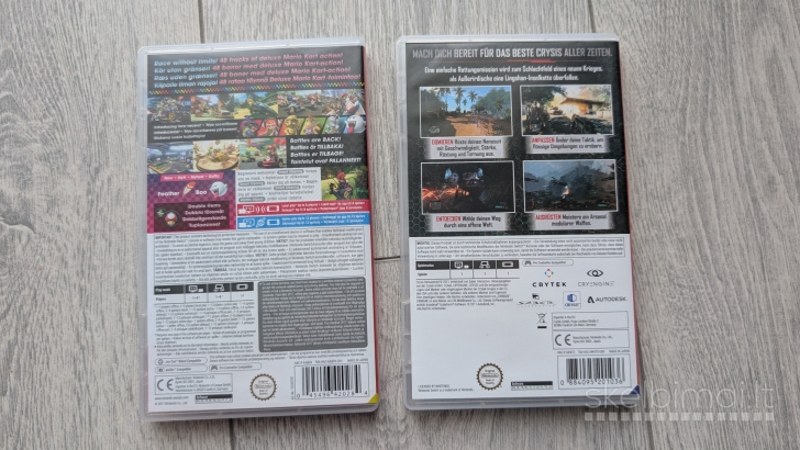 Nintendo Switch likučiai (V1, V2, Lite, Oled)