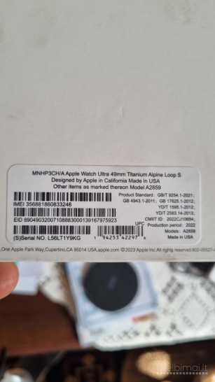 Apple watch Ultra 9 Titanium 49mm