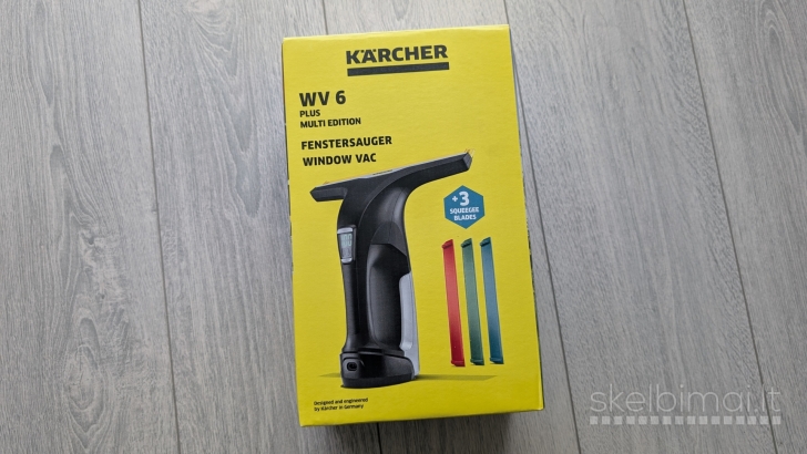 Kärcher WV 6 Plus langų valytuvas + 3 siurbimo gumos