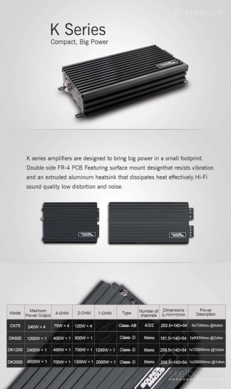 SOUNDMAGUS Ck75 stiprintuvas