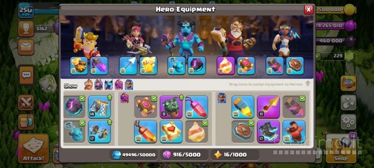 Parduodu clash of clans Th 17 max lygio accounta 