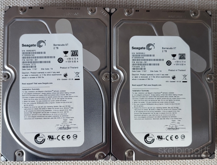 Kietasis diskas 3.5" Seagate Barracuda 2TB