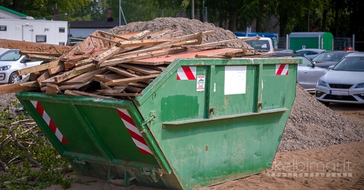 Statybinių atliekų išvežimas Vilniuje ir Vilniaus rajone