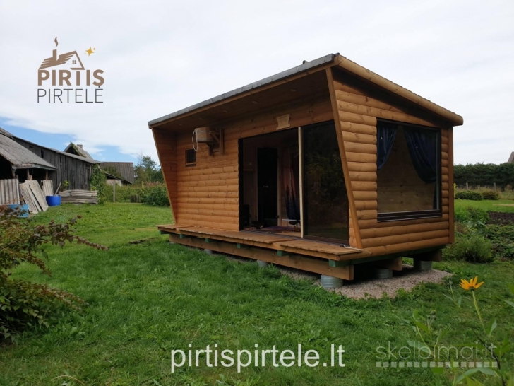Pirtys lauko pavėsinės medinis sodo namelis pirtispirtele.lt