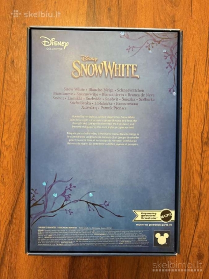 Kolekcinė Mattel Disney Snow White (Hvy53) lėlė