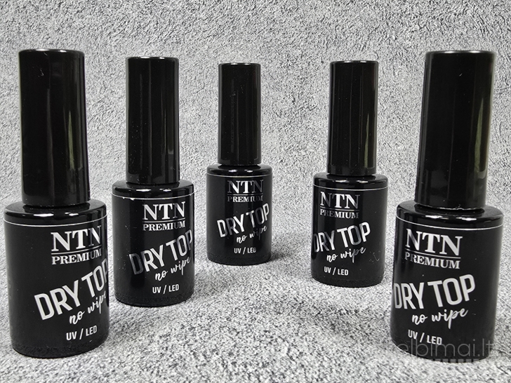 Gelinio lako topas be lipnumo NTN Dry Top