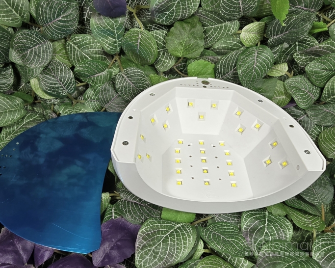Nagų lempa LED/UV Allelac 1s su veidrodiniu dugnu