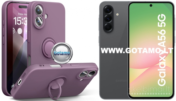 151 B-Hold Plus dėklai nugarėlės Samsung Galaxy A56 telefonui WWW.GOTAMO.LT