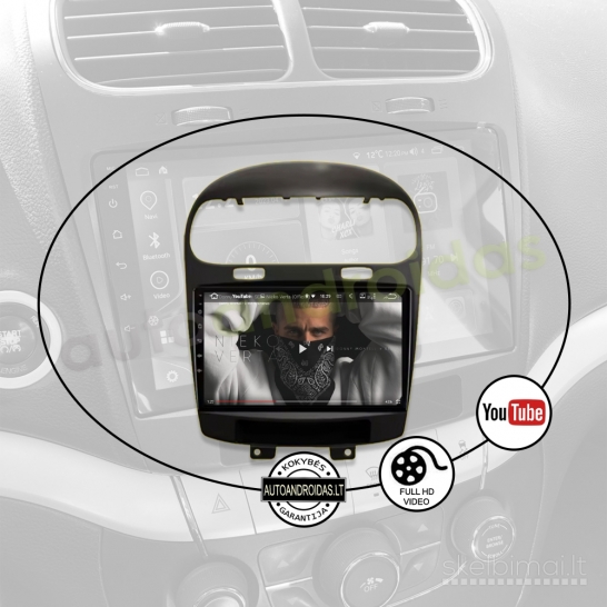 FIAT FREEMONT DODGE JOURNEY 2011-20 Android multimedia Carplay navigacija