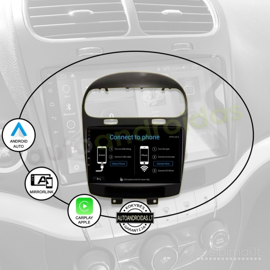 FIAT FREEMONT DODGE JOURNEY 2011-20 Android multimedia Carplay navigacija