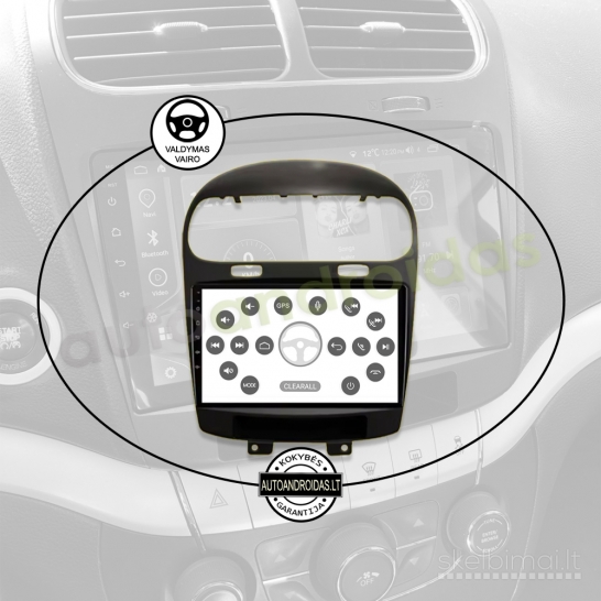 FIAT FREEMONT DODGE JOURNEY 2011-20 Android multimedia Carplay navigacija