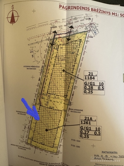 Parduodamas 10a. sklypas Marijampolės m. centre, Varpo g.