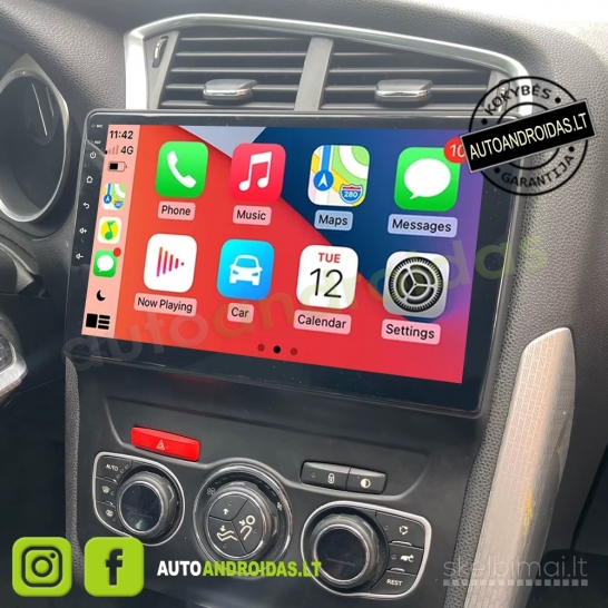 CITROEN C4 C4L 2013-17 Android multimedia navigacija Carplay