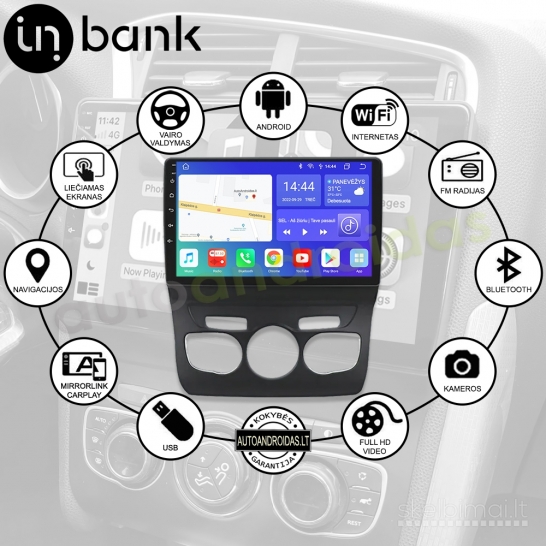 CITROEN C4 C4L 2013-17 Android multimedia navigacija Carplay