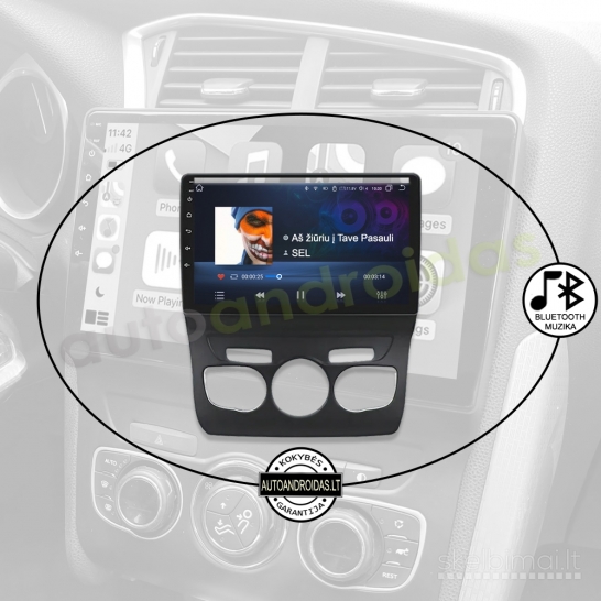 CITROEN C4 C4L 2013-17 Android multimedia navigacija Carplay