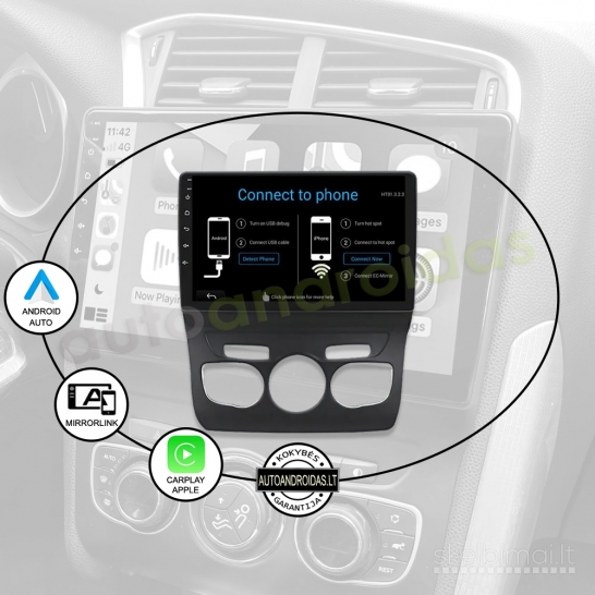 CITROEN C4 C4L 2013-17 Android multimedia navigacija Carplay