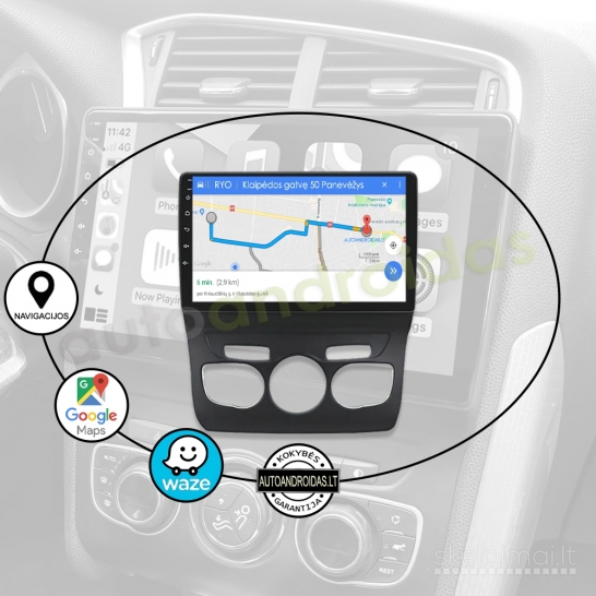 CITROEN C4 C4L 2013-17 Android multimedia navigacija Carplay