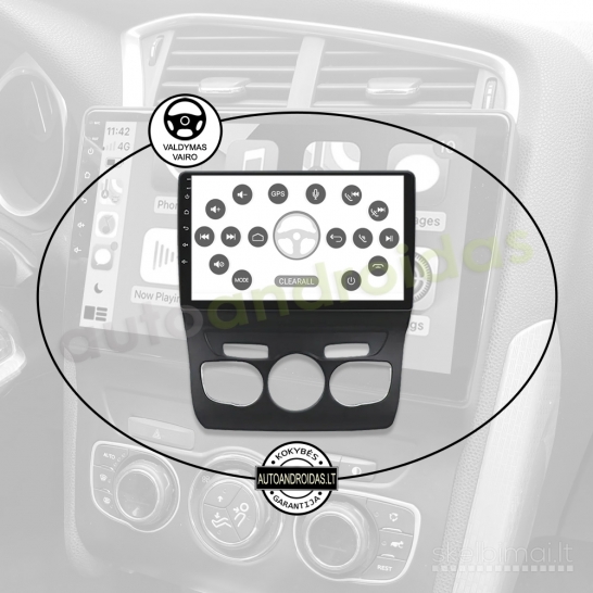 CITROEN C4 C4L 2013-17 Android multimedia navigacija Carplay
