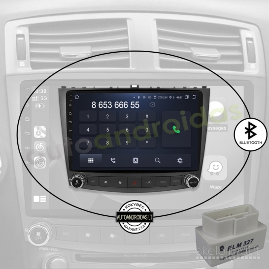 LEXUS IS200 IS250 IS350 2006-12 Android multimedia navigacija Carplay