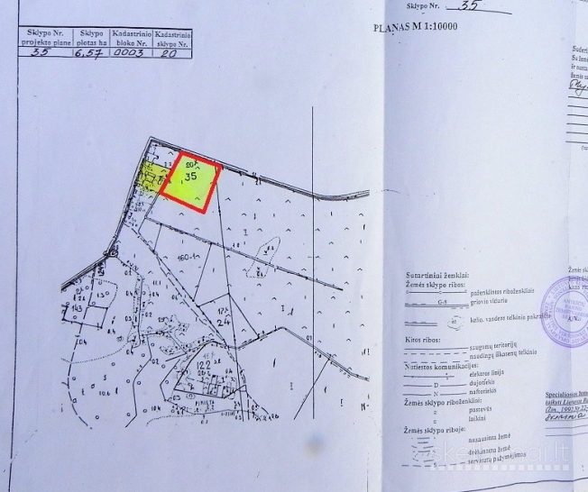 Parduodama žemės ūkio paskirties žemė Pravydžiuose Anykščių r.
