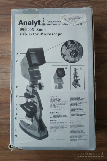 Optinis mikroskopas Analyt 50-900X
