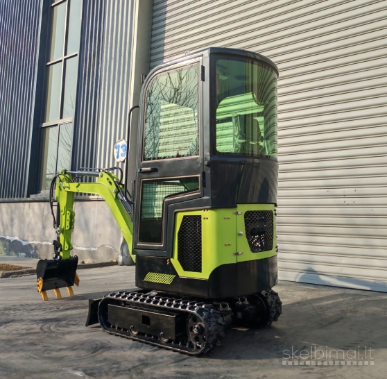 Dyzelinis naujas 1 tonos mini ekskavatorius