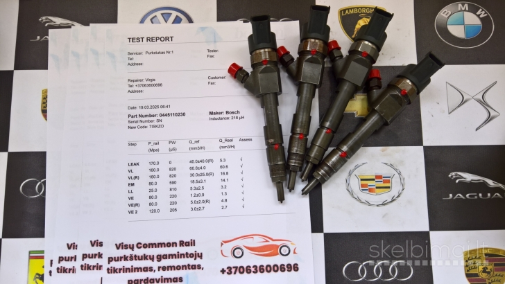 Kuro purkštukai Suzuki-Grand Vitara. 0445110230