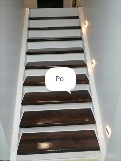 Parketo slifavimas laiptu restauravimas