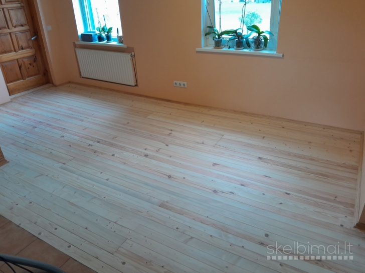 Parketo slifavimas laiptu restauravimas