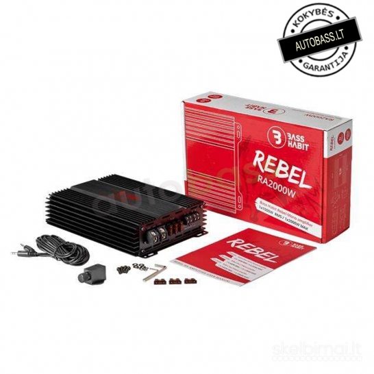 BASS HABIT REBEL RA2000W garso stiprintuvas