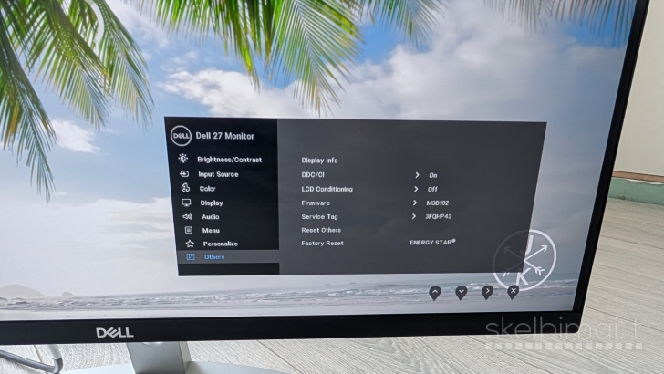 Dell S2721d 27" Ips Monitorius Hdmi / Displayport