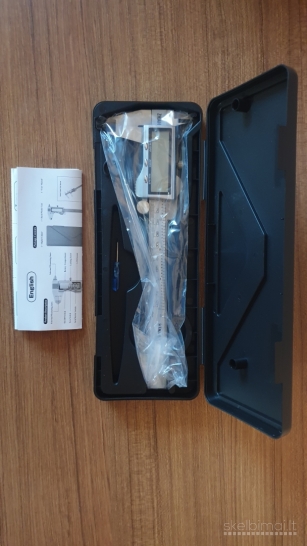 Nerūdijančio plieno elektroninis slankmatis su dideliu LCD ekranu
