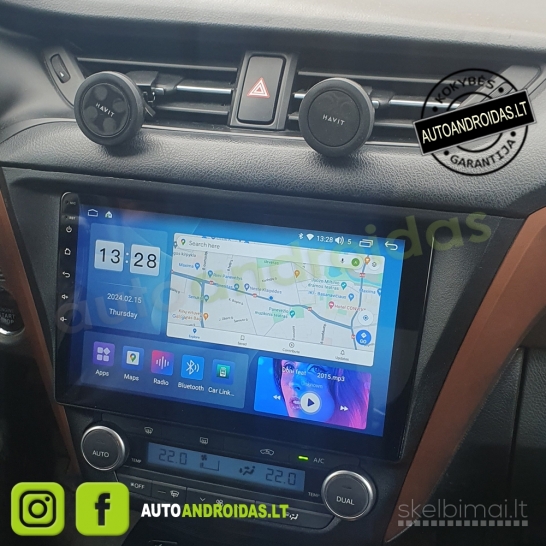 TOYOTA AVENSIS 3 2015-18 Android multimedia navigacija Carplay