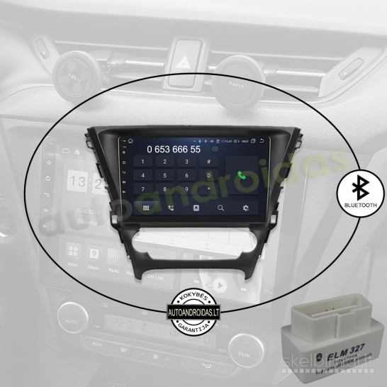 TOYOTA AVENSIS 3 2015-18 Android multimedia navigacija Carplay