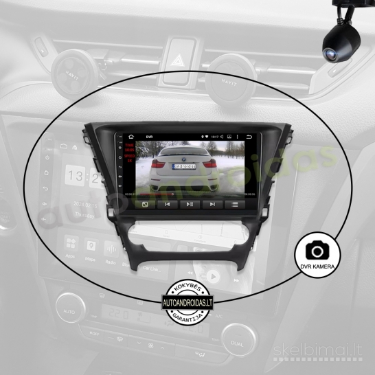 TOYOTA AVENSIS 3 2015-18 Android multimedia navigacija Carplay