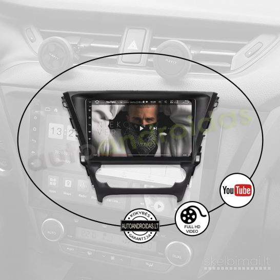 TOYOTA AVENSIS 3 2015-18 Android multimedia navigacija Carplay