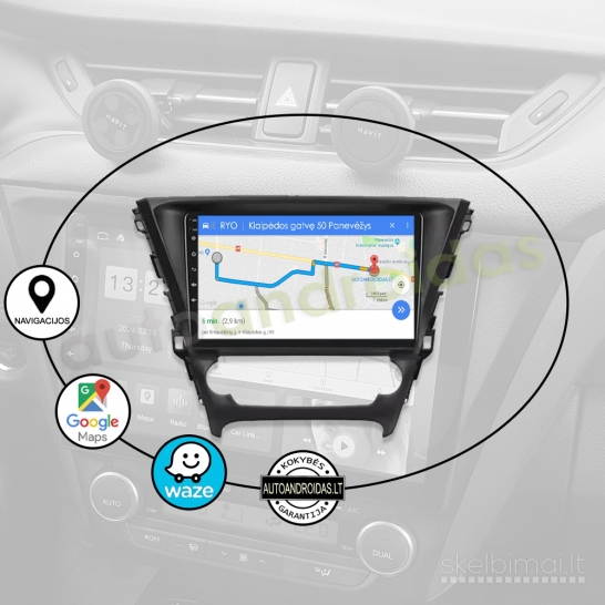 TOYOTA AVENSIS 3 2015-18 Android multimedia navigacija Carplay